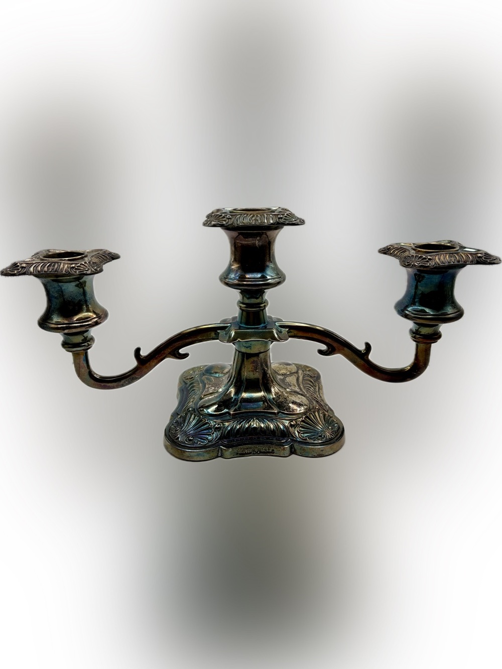Vintage Viking Plate Decorative Candlestick Holder